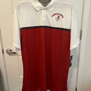NWT Men's Nike Alabama Crimson Tide Color Block Victory Performance Polo (L)
